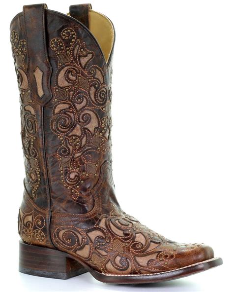 women's corral cowboy boots|corral inlay cowgirl boots.